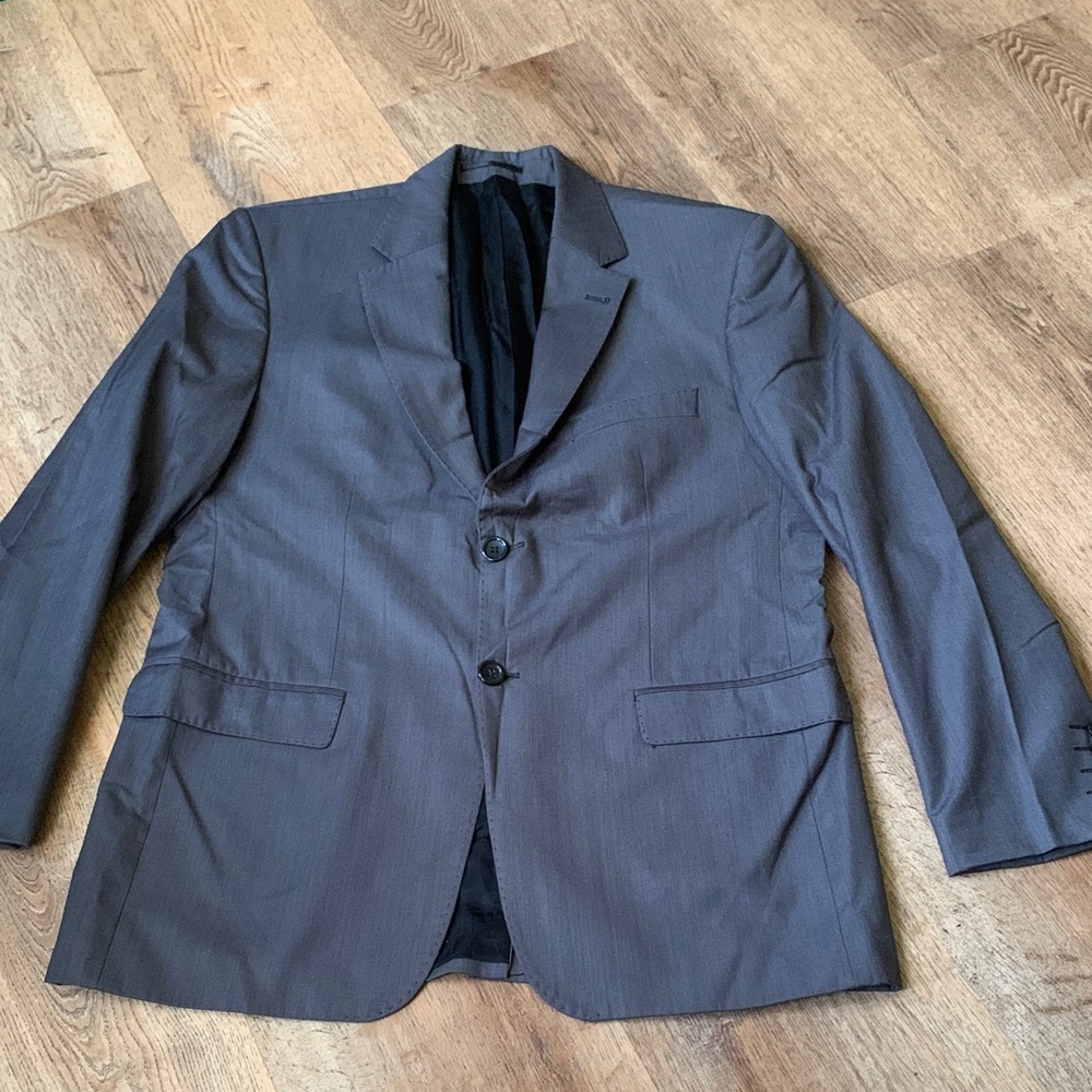 Levent Serez Men's Gray Suit Sz 40 - Picture 2 of 10